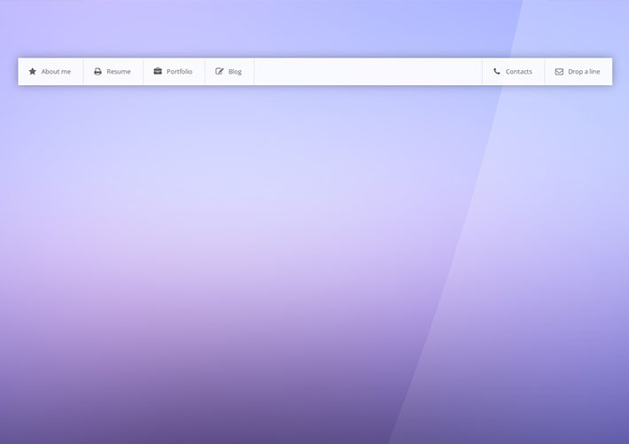 CSS3网站顶部导航菜单栏HTML网页代码素材