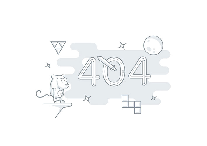 404页面html源码动画插图404页面设计网页源代码